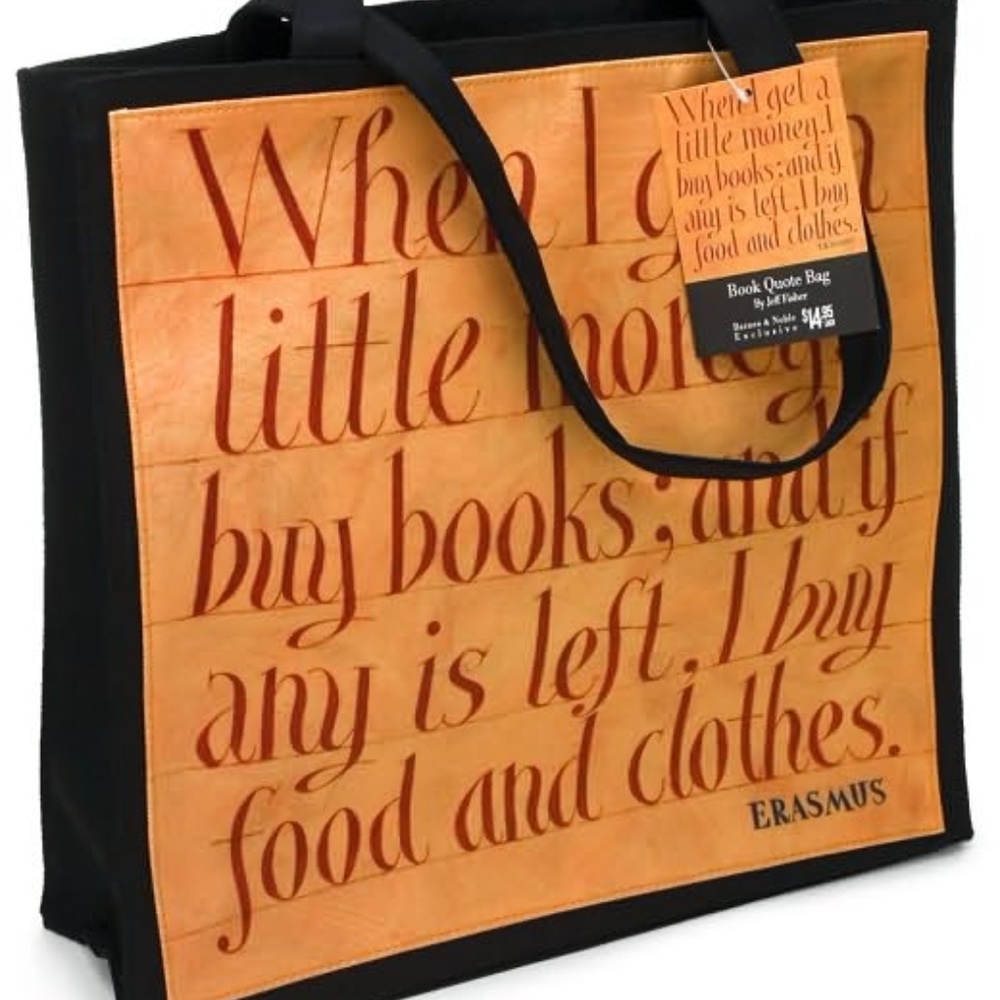 Book Quote Canvas Bag (Barnes & Nobles)